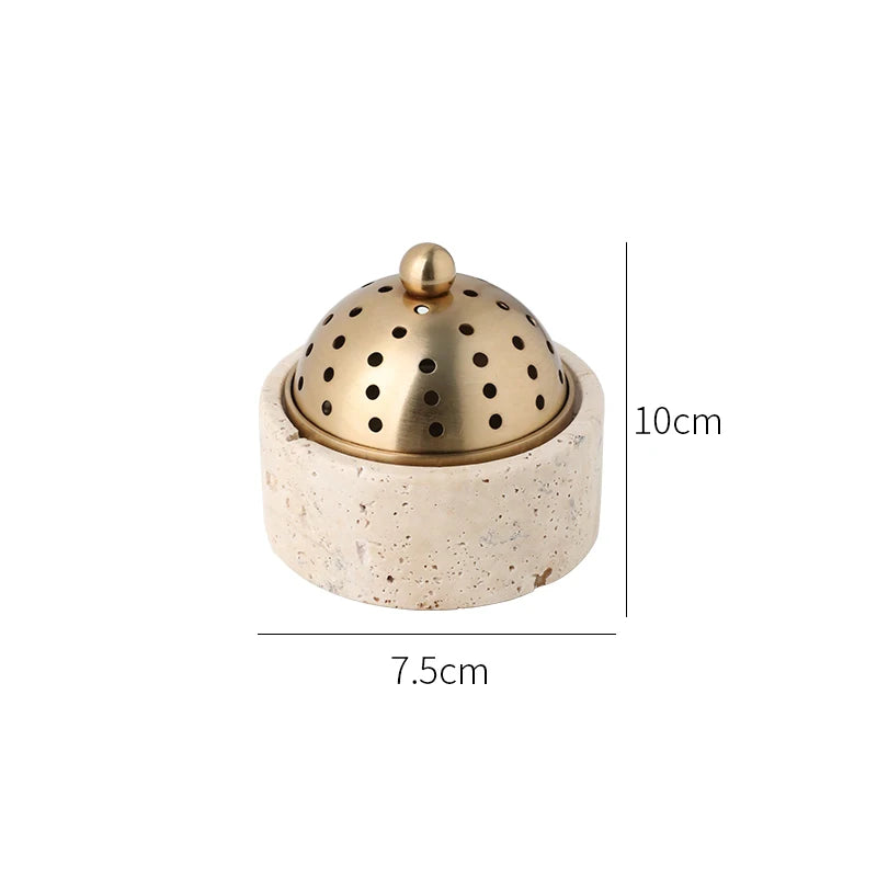 Travertine Mabkhara Burner Oud Mubkhar