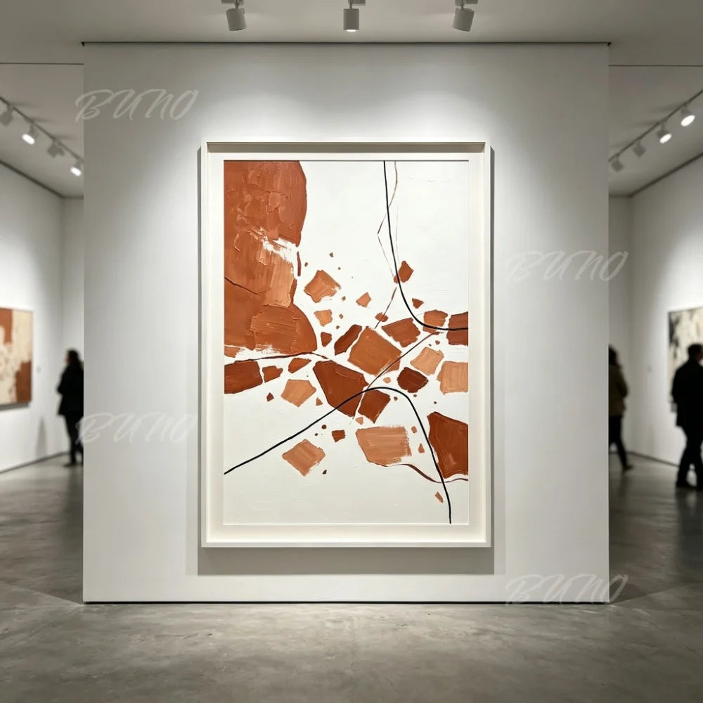 Wabi Sabi Earth Tone Art
