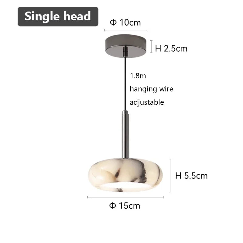 Modern Marble LED Pendant Lamp