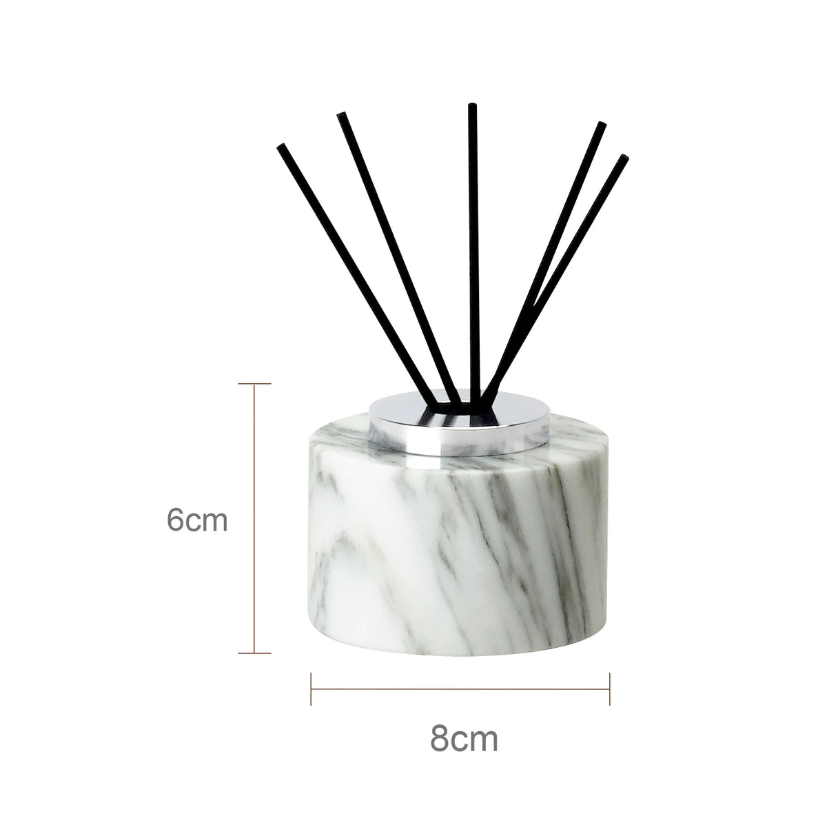 White Arabescato Natural Marble Bathroom Set
