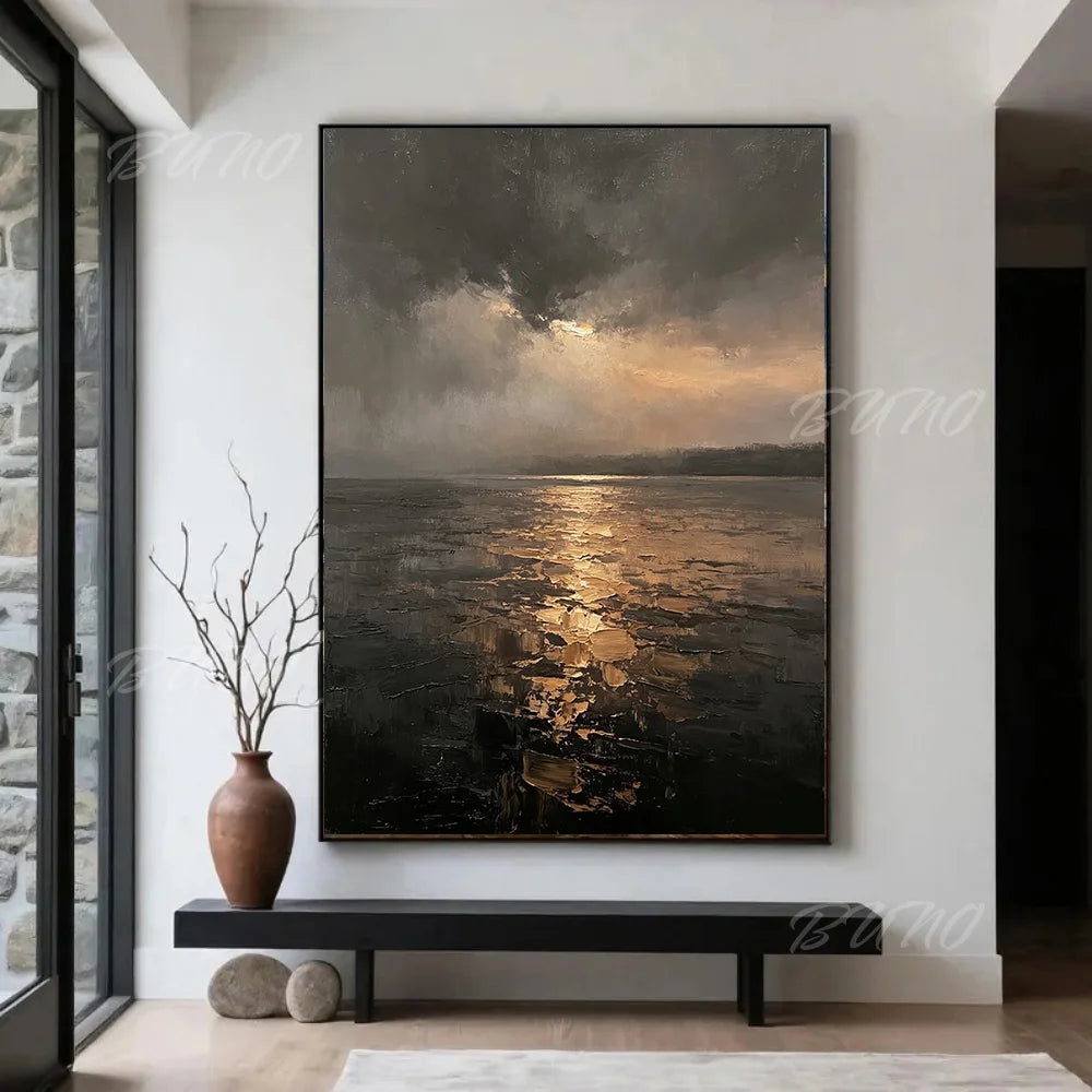 Misty Autumn Landscape Art