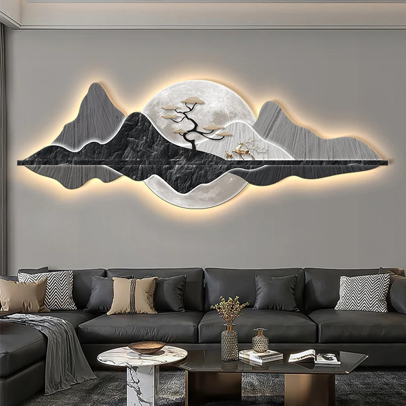 New Chinese 3D Wall Panel
