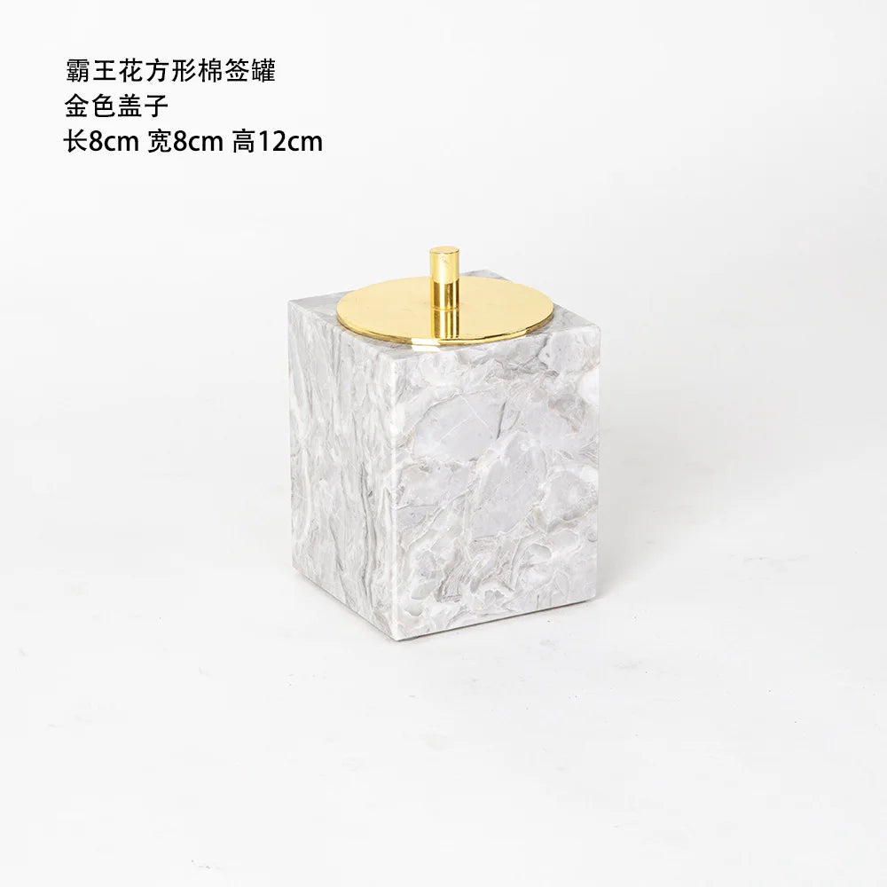 Pitaya Flower Marble Vanity Set