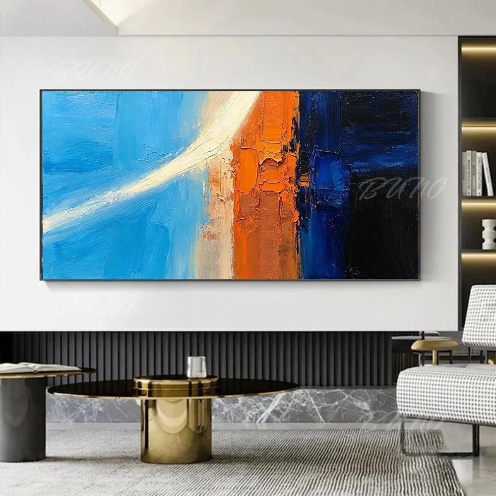 Gold Coastal Seascape Painting