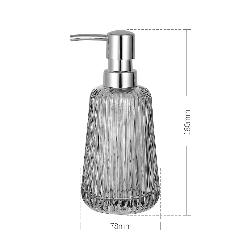 Glass Bathroom Accessories Set