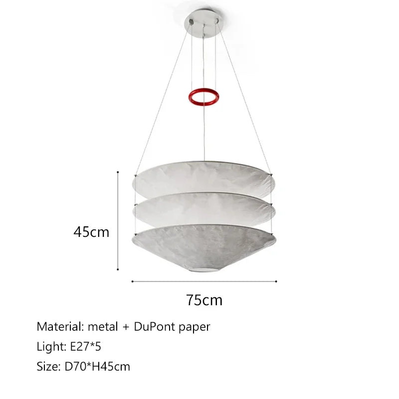 Nordic Tyvek Paper Pendant Lamp
