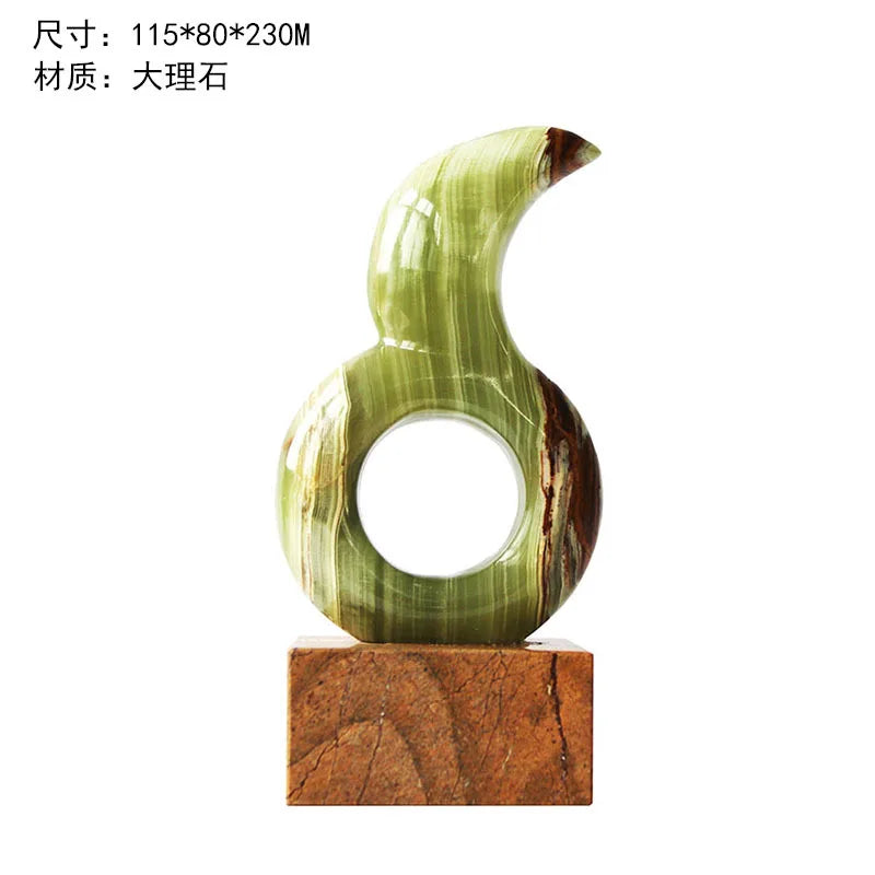 Marble Spiral Sculpture