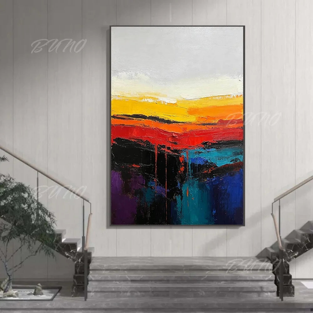 Vibrant Impasto Painting