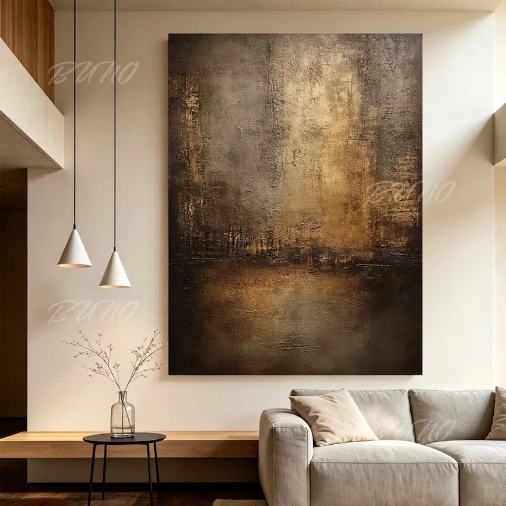 Gold Earth Tone Seascape