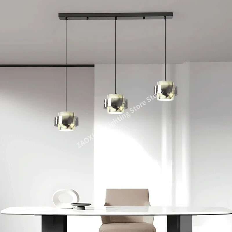 Marble Pendant Lamp Natural Stone