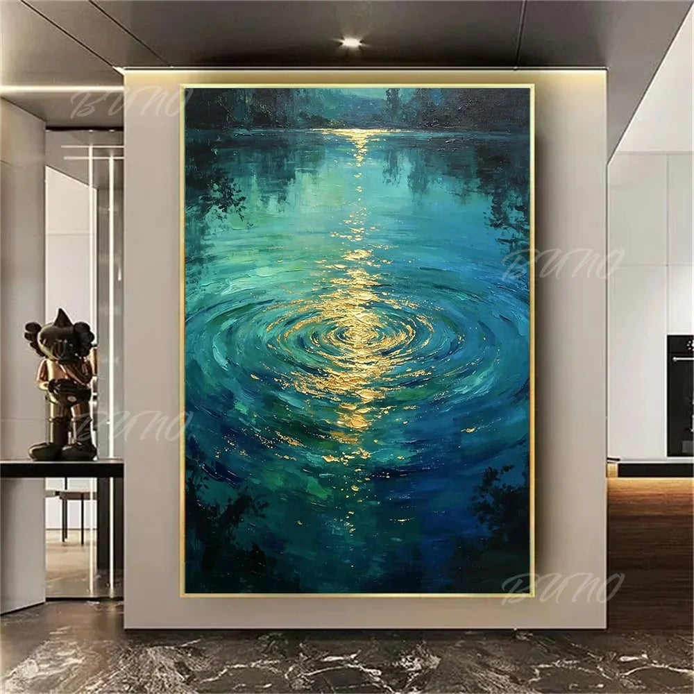 Lake View Palette Painting