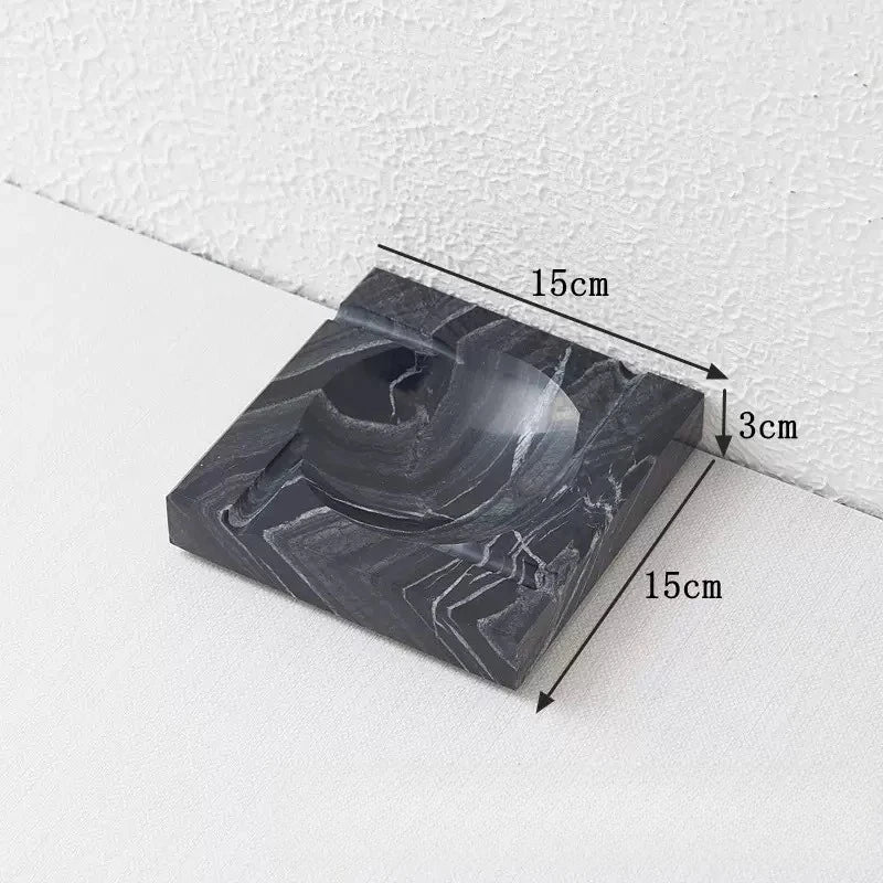 Square Marble Cigar Ashtray