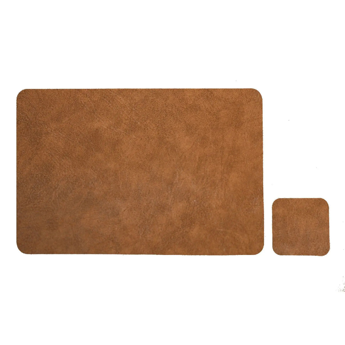 Square Cowhide Placemat Set