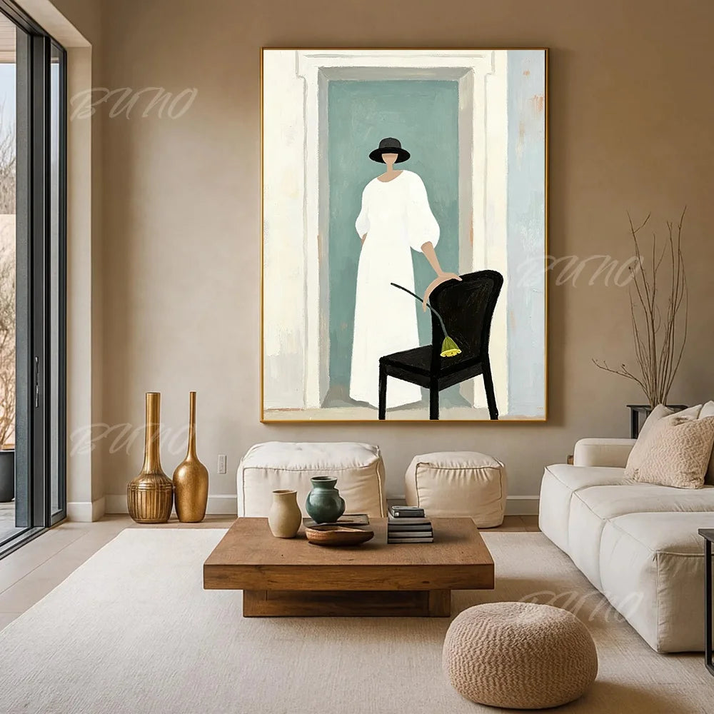 Minimalist Fashion Woman Art