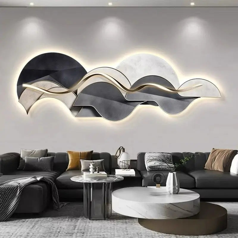 Abstract Sofa Mural Light