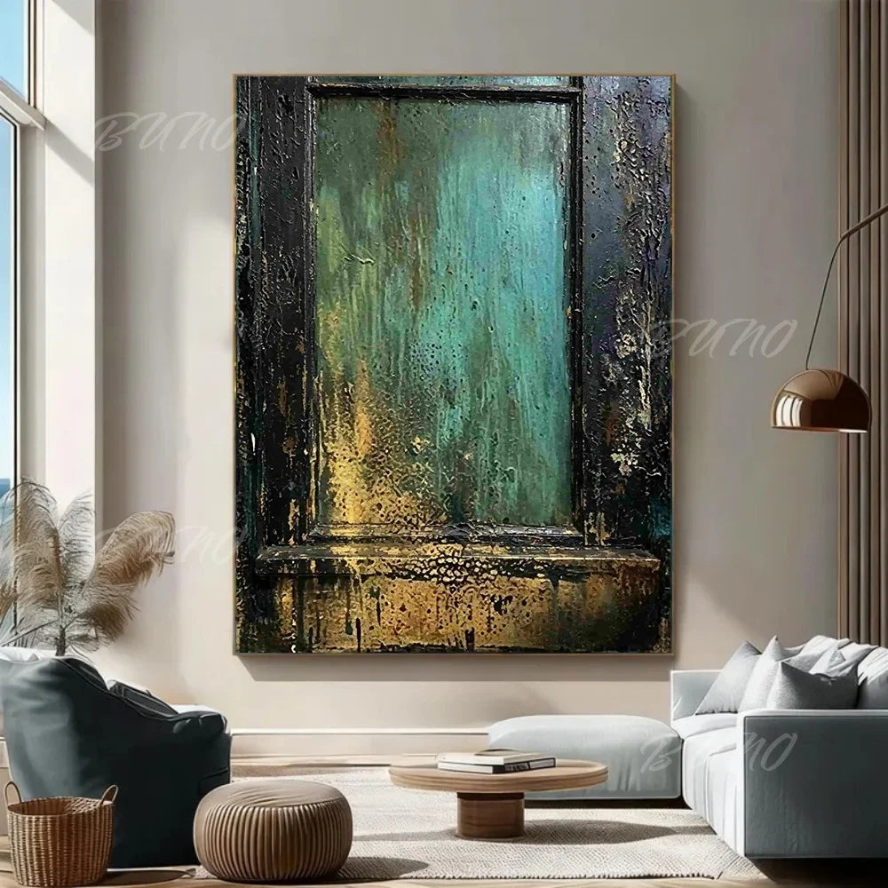 Black Marble Canvas Art