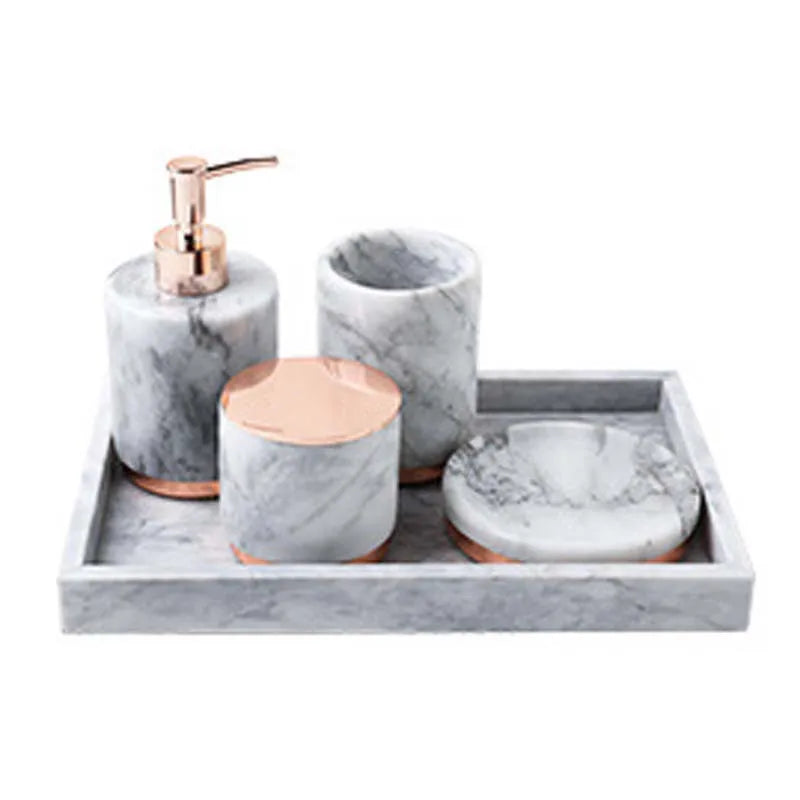 Marble Bath Set