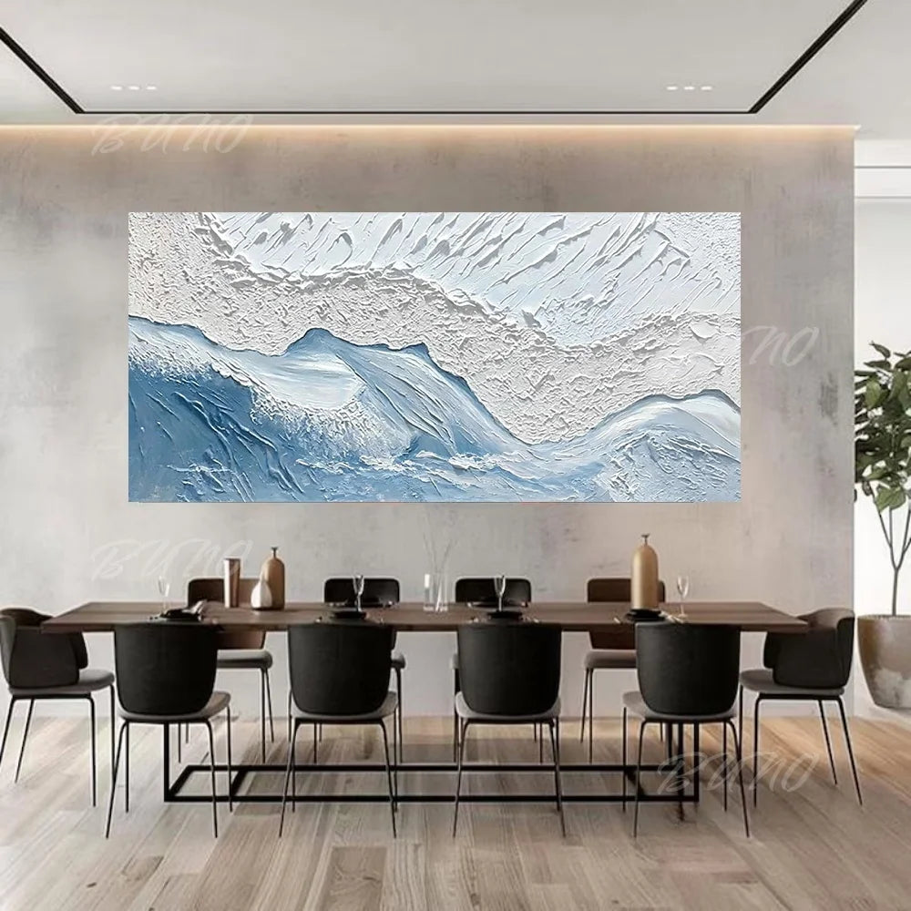 Earth Tone Mountain Painting