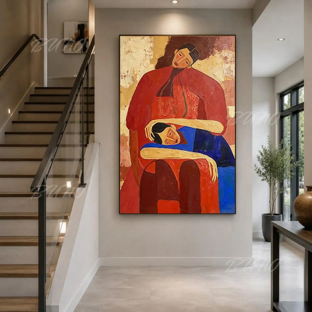 Art Deco Cubist Figure Art