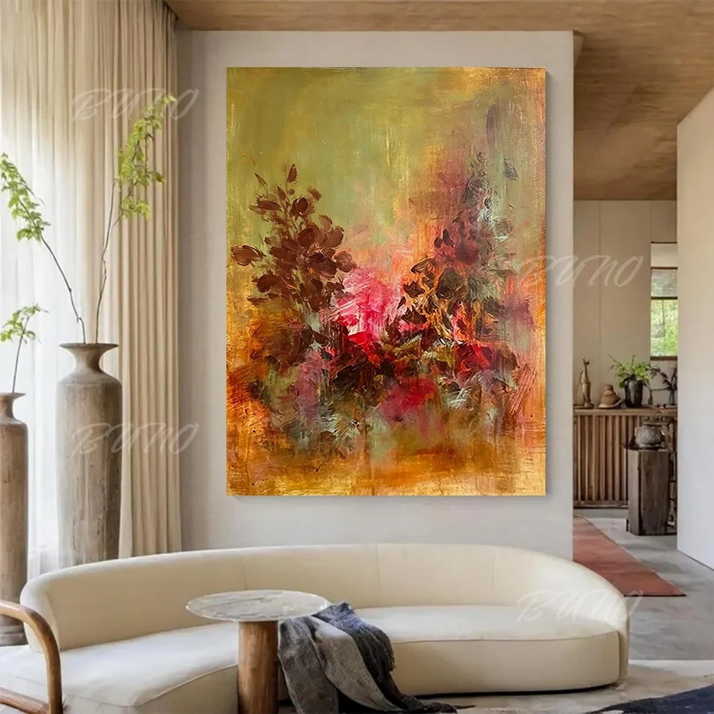 Impressionist Flowers Painting