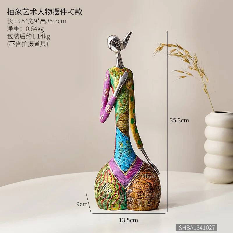 Abstract Resin Figurine