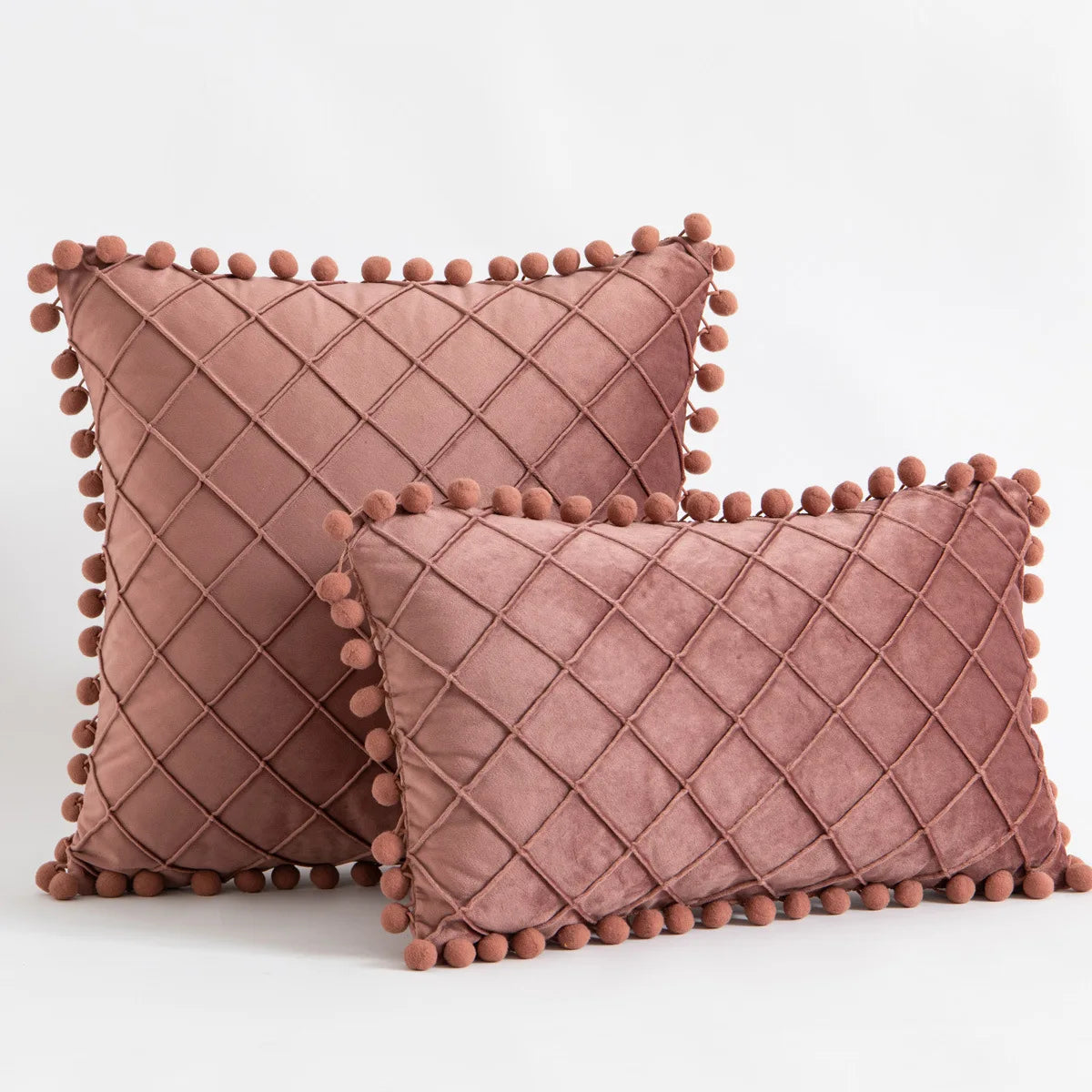 Pompom Textured Cushion Cover