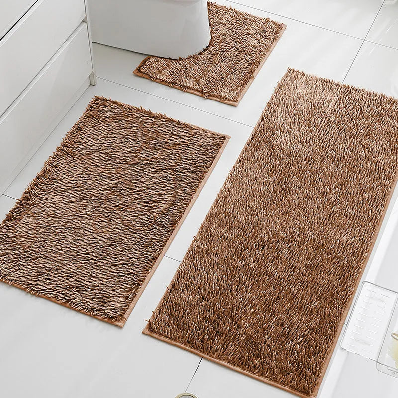Chenille Bath Mat Set