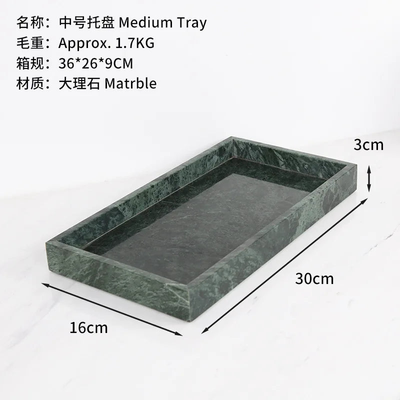 Green Marble Bath Set