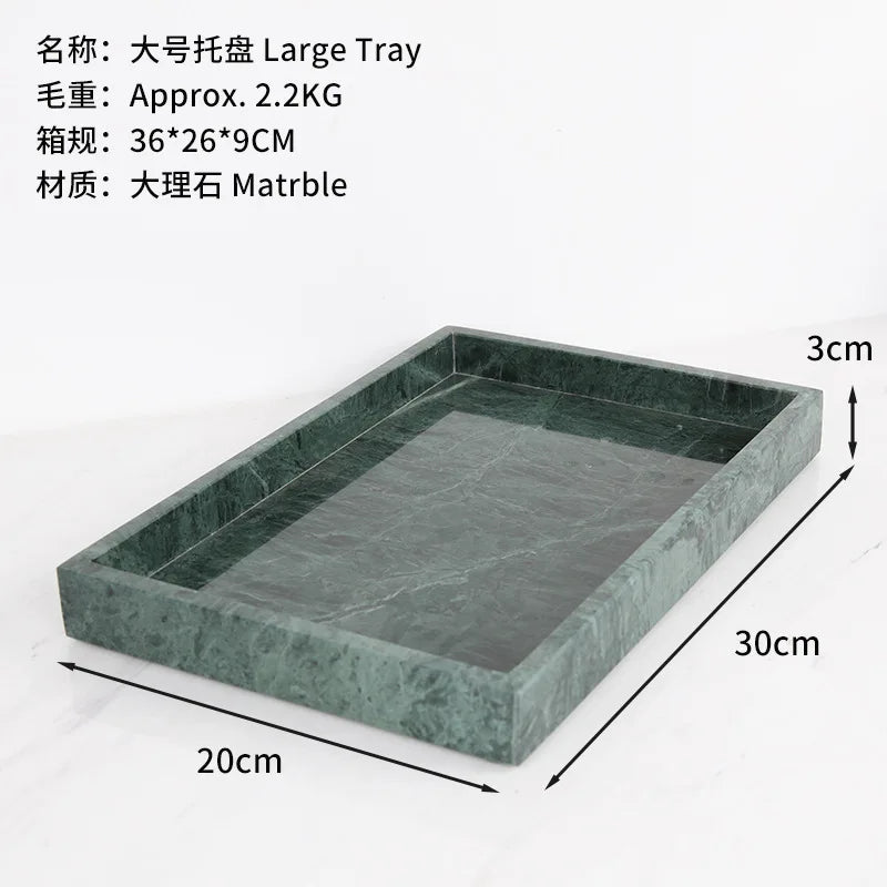 Green Marble Bath Set