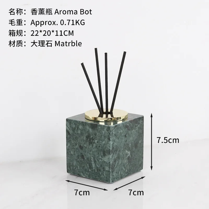 Green Marble Bath Set