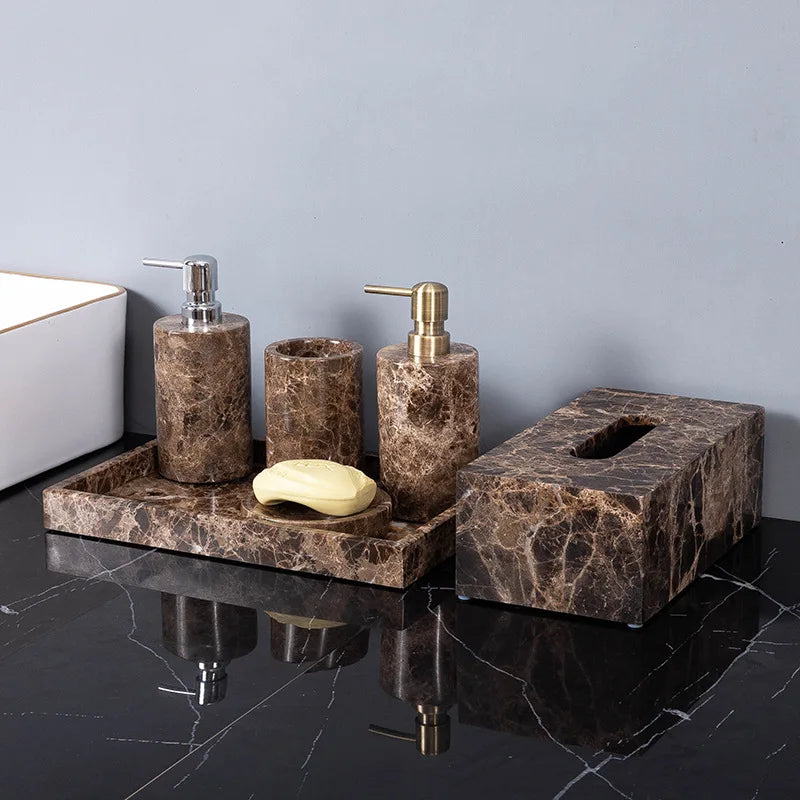 Emperador Dark Bath Set