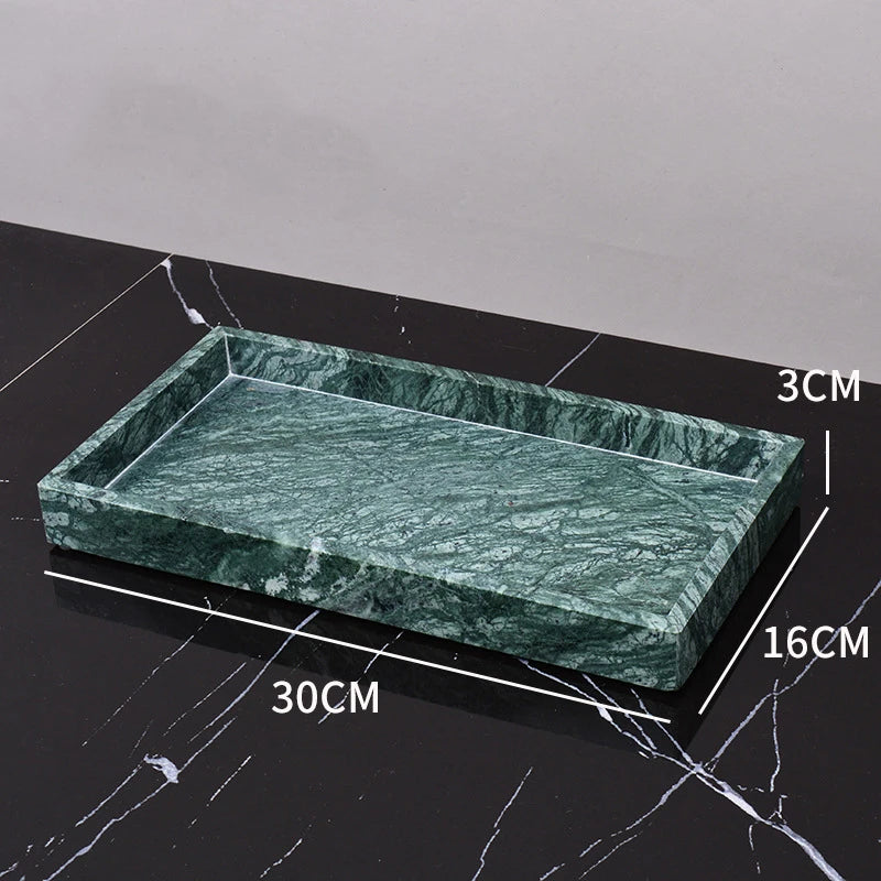 Real Natural Marble Tray