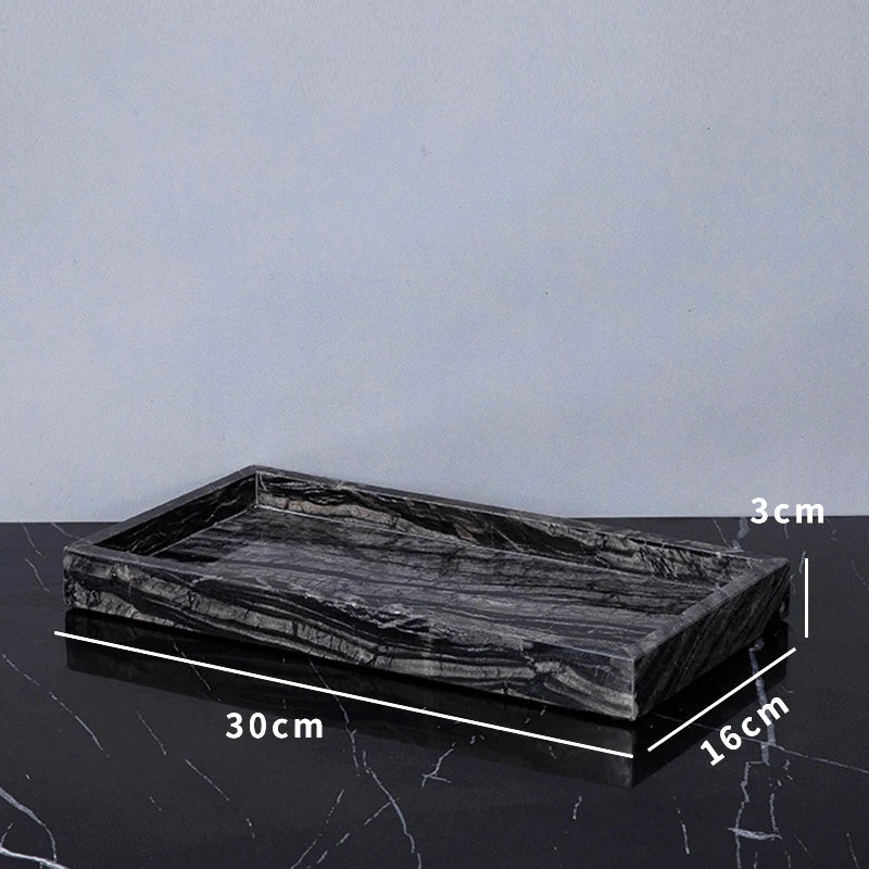 Real Natural Marble Tray