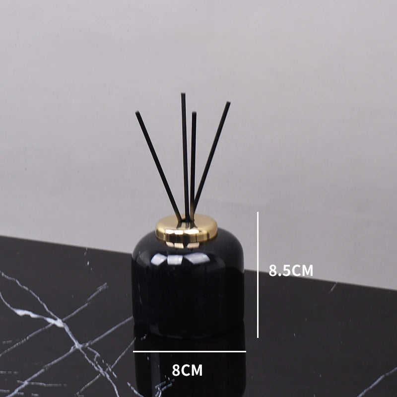 Nero Marquina Natural Marble Bathroom Set