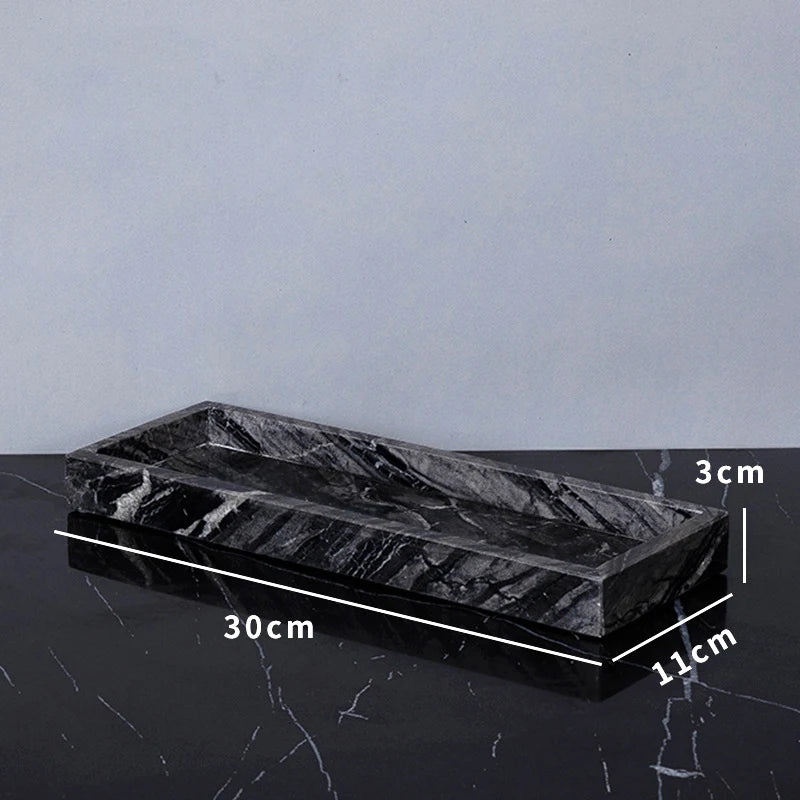 Wood Grain Marble Bath Set
