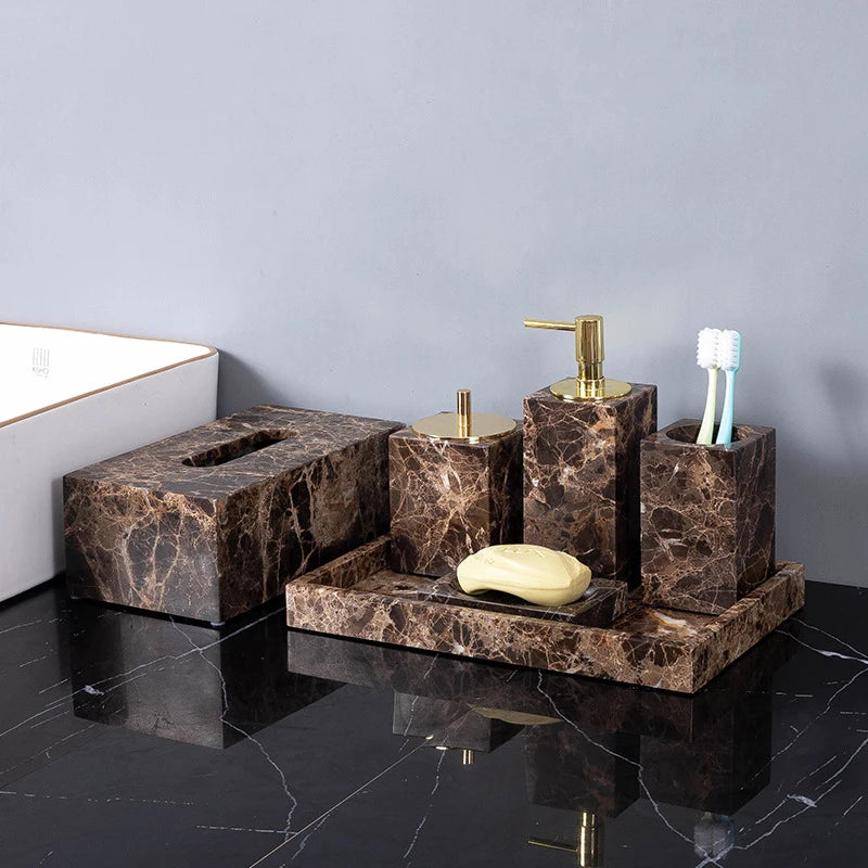 Emperador Dark Bath Set