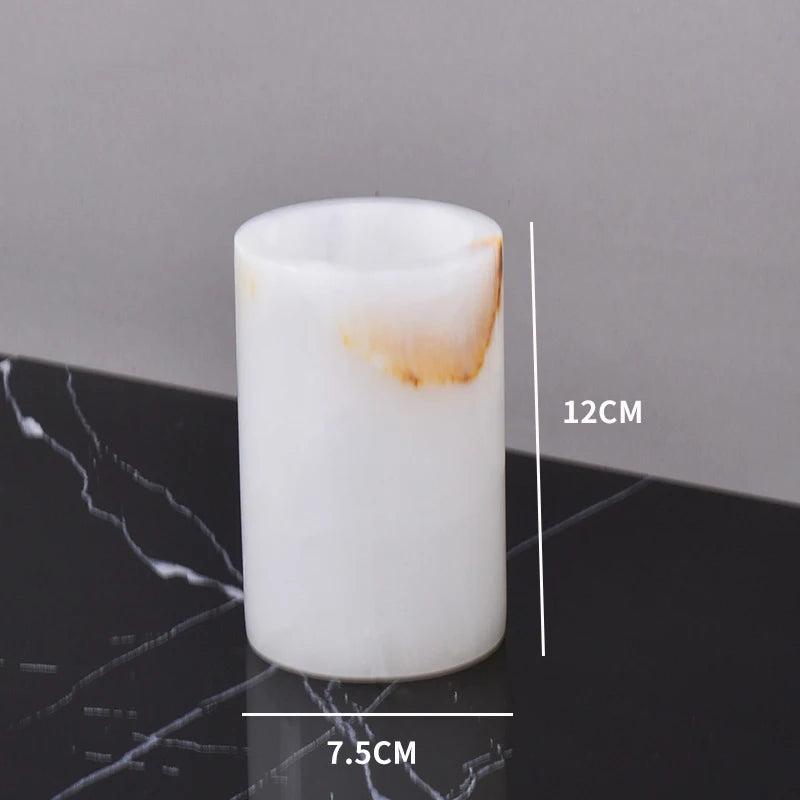 Natural Marble Toothbrush Holder Cup