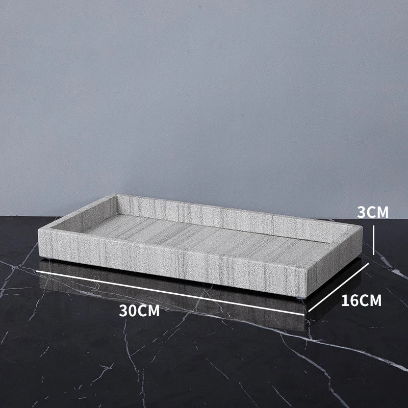 Real Natural Marble Tray