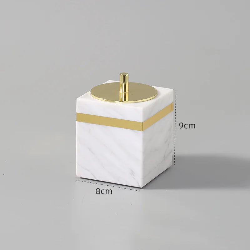 Volakas Marble Bath Set