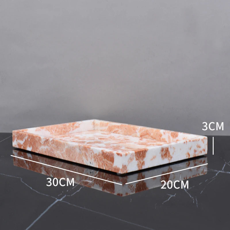 Real Natural Marble Tray