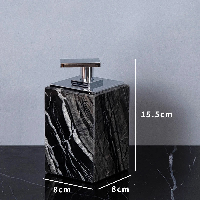 Wood Grain Marble Bath Set