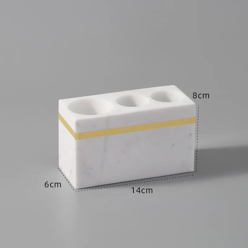 Volakas Marble Bath Set