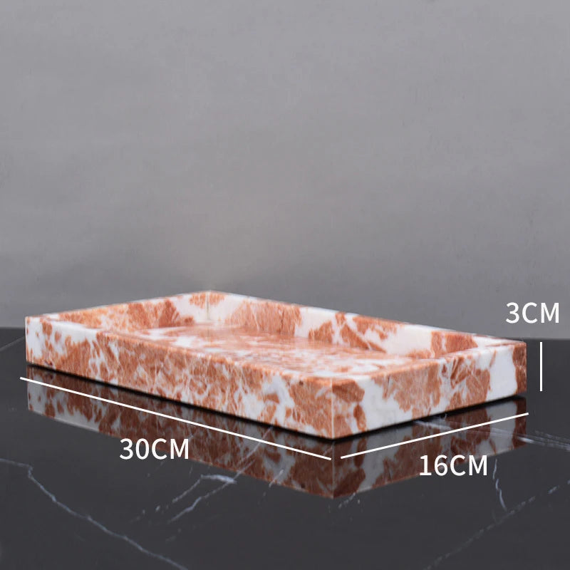 Real Natural Marble Tray