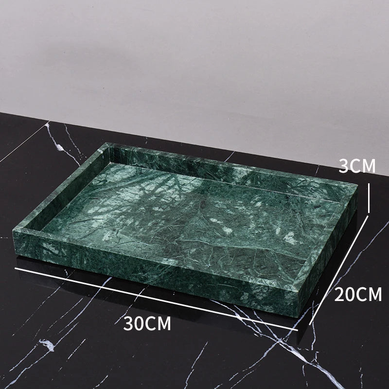 Real Natural Marble Tray