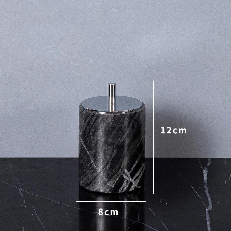 Wood Grain Marble Bath Set