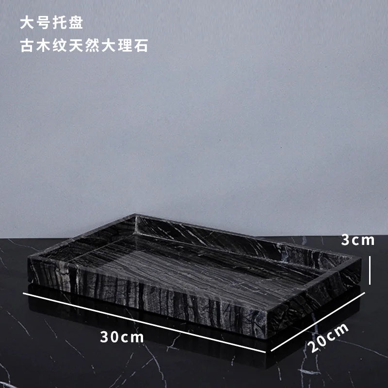 Real Natural Marble Tray