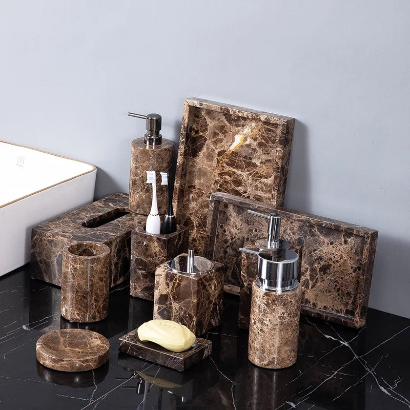 Emperador Dark Bath Set