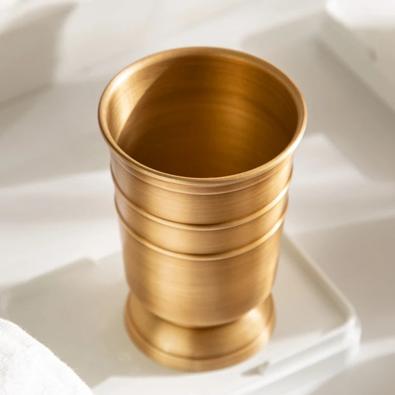 Golden Retro Copper Bathroom Set