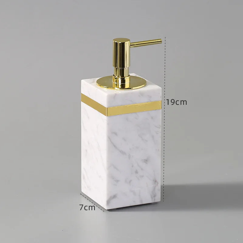 Volakas Marble Bath Set
