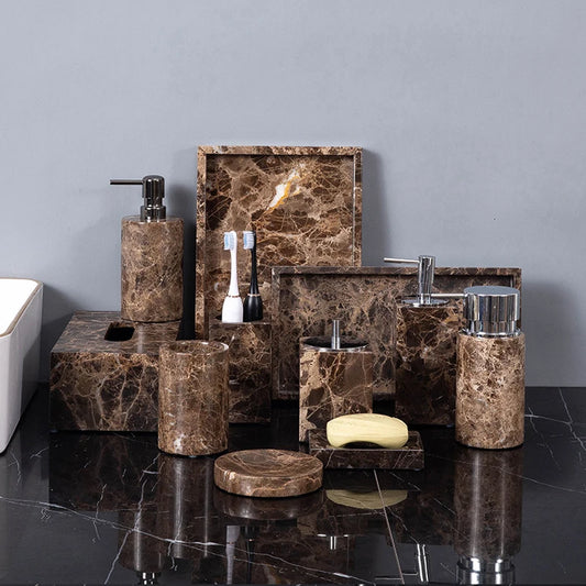 Emperador Dark Bath Set